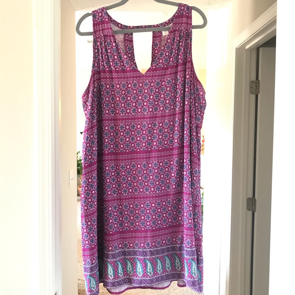 Old Navy Shift Dress with Back Cut-Out